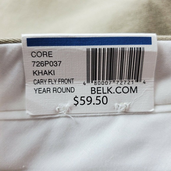 CC - Crown & Ivy Womens Cary Dress Pants Trousers 12 Short Petite Khaki Tan NWT - Picture 4 of 9